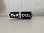 Van hool autobus auto oldtimer bus logo reclame embleem, Verzamelen, Ophalen of Verzenden