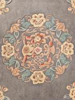 Handgeknoopt Oriental wol Aubusson tapijt ovaal 170x240cm, Huis en Inrichting, 200 cm of meer, 150 tot 200 cm, Ophalen of Verzenden