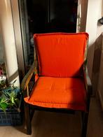 4 tuinstoelen met kussens, Tuin en Terras, Tuinstoelen, Ophalen, Gebruikt, Kunststof