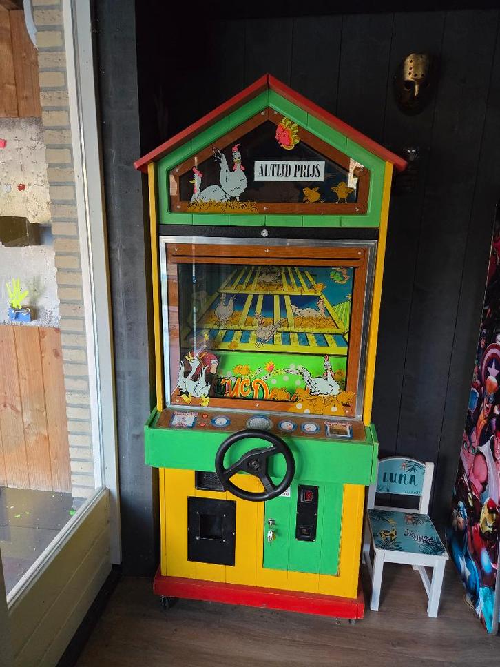 kippenspel vending, Verzamelen, Automaten | Overige, Gebruikt, Ophalen
