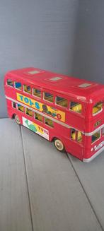 Antieke china tin toys MF844 dubbeldekker blikken bus, Antiek en Kunst, Antiek | Speelgoed, Ophalen of Verzenden