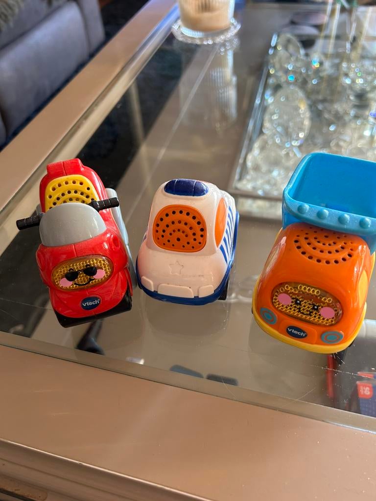 3 VITECH autotjes, Ophalen of Verzenden, Zo goed als nieuw, 6 maanden tot 2 jaar
