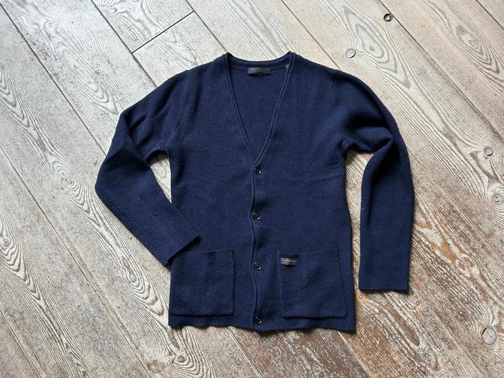 Vest / cardigan Scotch & Soda, blauw / navy, maat S, Kleding | Heren, Truien en Vesten, Gedragen, Maat 46 (S) of kleiner, Blauw