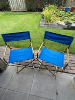 Lafuma klapstoel. Blauw, Caravans en Kamperen, Ophalen, Zo goed als nieuw, Campingstoel