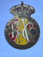 RAC Real Automovil Club De Espana embleem tbv Oldtimer auto, Verzamelen, Merken en Reclamevoorwerpen, Ophalen of Verzenden, Gebruikt