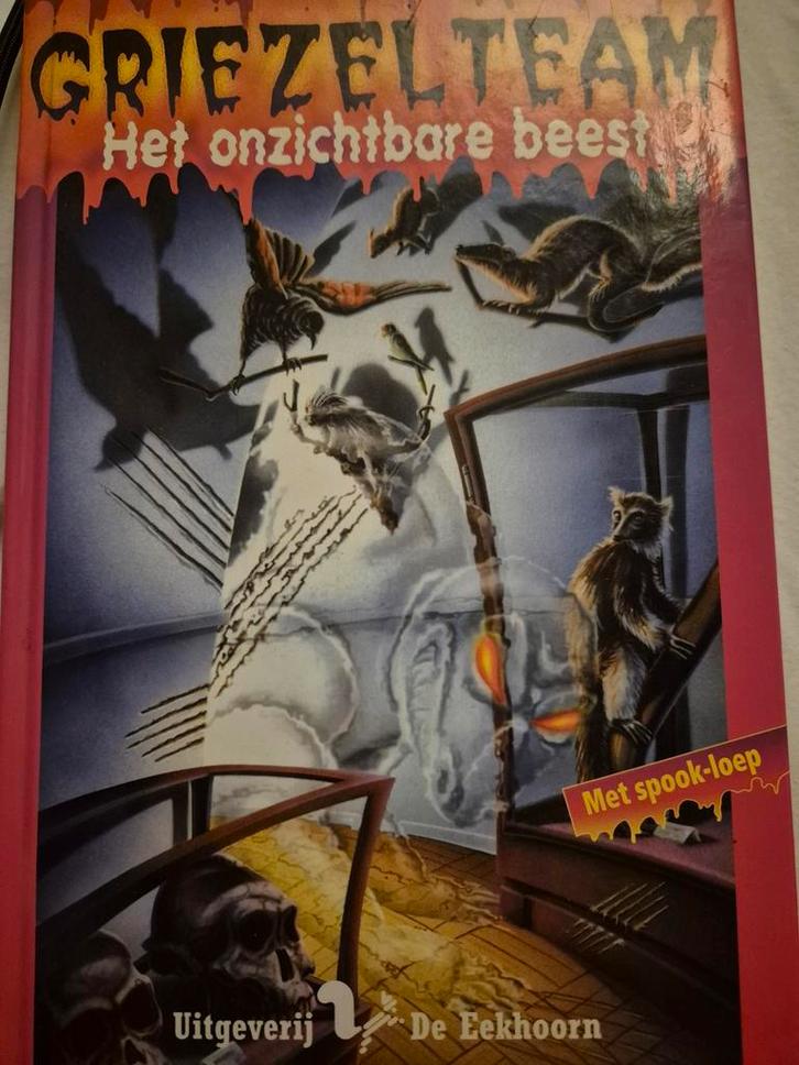 Griezelteam: Het onzichtbare beest, Boeken, Kinderboeken | Jeugd | onder 10 jaar, Gelezen, Fictie algemeen, Ophalen of Verzenden
