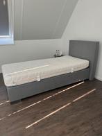 Boxspring, Huis en Inrichting, Slaapkamer | Matrassen en Bedbodems, Gebruikt, 90 cm, Eenpersoons, Ophalen of Verzenden