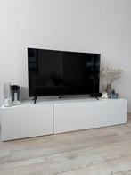 TV stand 180 cm - IKEA besta- glossy white, Ophalen, 150 tot 200 cm, Zo goed als nieuw, Minder dan 100 cm