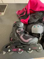 Skeelers, Oxelo, dames, maat 40 incl. tas & bescherming, Gebruikt, Inline skates 4 wielen, Dames, Ophalen