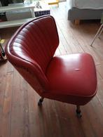 rood coctail stoeltje skai retro vintage, Ophalen, Gebruikt, Eén, Retro
