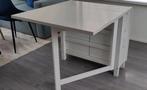 IKEA NORDEN uitklapbare tafel wit, Ophalen, Gebruikt, 50 tot 100 cm, 150 tot 200 cm