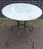 Ronde Tuin Tafel, Tuin en Terras, Tuintafels, Ophalen, Zo goed als nieuw, Rond, Metaal