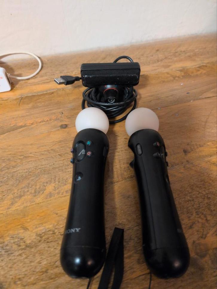 PS3 Move Set + Camera, Spelcomputers en Games, Spelcomputers | Sony PlayStation Consoles | Accessoires, Gebruikt, PlayStation 3