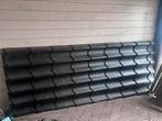 Dakpanplaten zwart 3 stuks 2.80 x 1.10, Zwart, Nieuw, 5 tot 10 m², Metaal