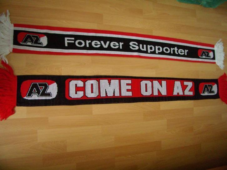 Sjaals AZ Alkmaar, Verzamelen, Sportartikelen en Voetbal, Zo goed als nieuw, Vaantje of Sjaal, AZ, Ophalen of Verzenden