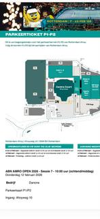 Parkeerkaart ahoy donderdag 12-2-26, Eén persoon