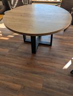 Ronde eettafel, Huis en Inrichting, Tafels | Eettafels, Ophalen, Rond, Zo goed als nieuw, 100 tot 150 cm