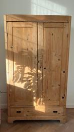 Antieke grenen kast, Huis en Inrichting, Kasten | Kledingkasten, Ophalen, 100 tot 150 cm, Zo goed als nieuw, 150 tot 200 cm