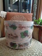 Brocante Oude Hoedendoos ** Mimosa **, Ophalen of Verzenden