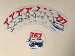 Boeing 727 & 767 Stickers - 10 Stuks, Ophalen of Verzenden, Gebruikt, Overige typen