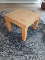 Eiken bijzettafeltjes, Minder dan 55 cm, Gebruikt, Vierkant, Hout