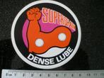 2x sticker Denselube logo superchain chains dense lube, Verzenden, Zo goed als nieuw, Merk