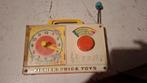 Fisher price klok muziekdoos, Ophalen of Verzenden, Gebruikt, Overige typen, Met geluid