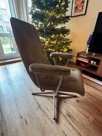 Vintage Rib Stoel - Jaren 70/80 Stijl, Ophalen, Gebruikt, Minder dan 75 cm, Stof