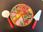 Houten pizza, Ophalen, Zo goed als nieuw, Hout, Speelkeuken-accessoire