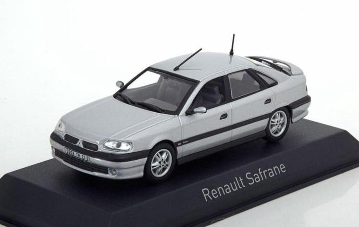 Renault Safrane Biturbo Baccara 1993 Grijs Model 1/43 Norev, Hobby en Vrije tijd, Modelauto's | 1:43, Nieuw, Auto, Norev, Ophalen of Verzenden