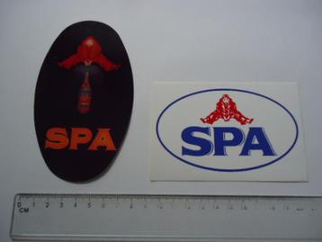 sticker oud SPA WATER origineel vintage logo plastic retro 2 beschikbaar voor biedingen