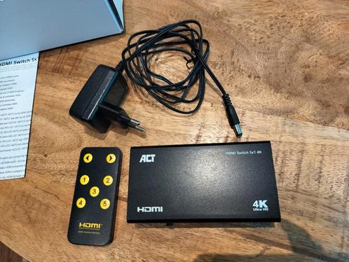 ACT 5X1 HDMI SWITCH 3D en 4K ondersteuning, Audio, Tv en Foto, Audiokabels en Televisiekabels, Nieuw, HDMI-kabel, Minder dan 2 meter