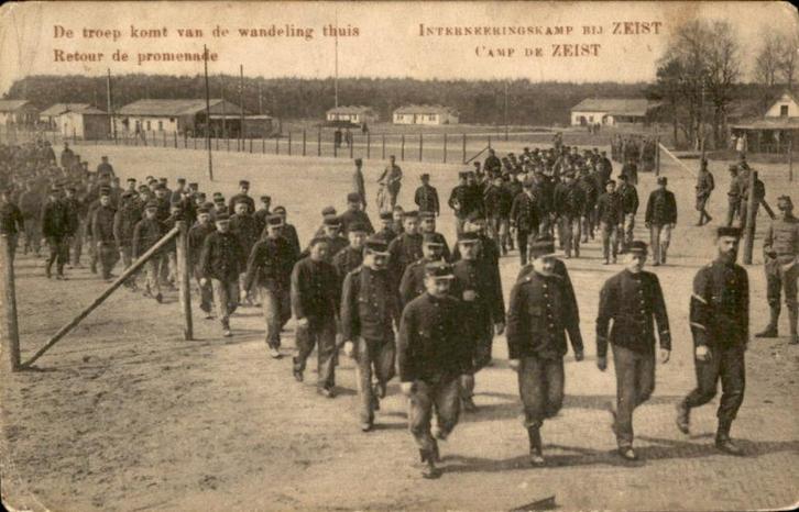 Zeist - Internerings Kamp, Verzamelen, Ansichtkaarten | Nederland, Ongelopen, Utrecht, Voor 1920, Ophalen of Verzenden