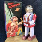 Bijzondere Space Commando robot van blik in doos wind up, Antiek en Kunst, Antiek | Speelgoed, Ophalen of Verzenden