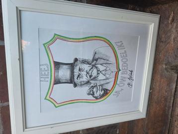 Bennie jolink normaal  pentekening handgemaakt  gesigneerd  beschikbaar voor biedingen