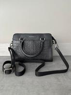 Burkely cool Colbie handtas crossbody tas zwart leer, Ophalen of Verzenden, Zo goed als nieuw, Zwart, Leer