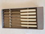 6 vintage messen inoxydable nogent France, Huis en Inrichting, Keuken | Bestek, Ophalen of Verzenden, Gebruikt, Overige materialen