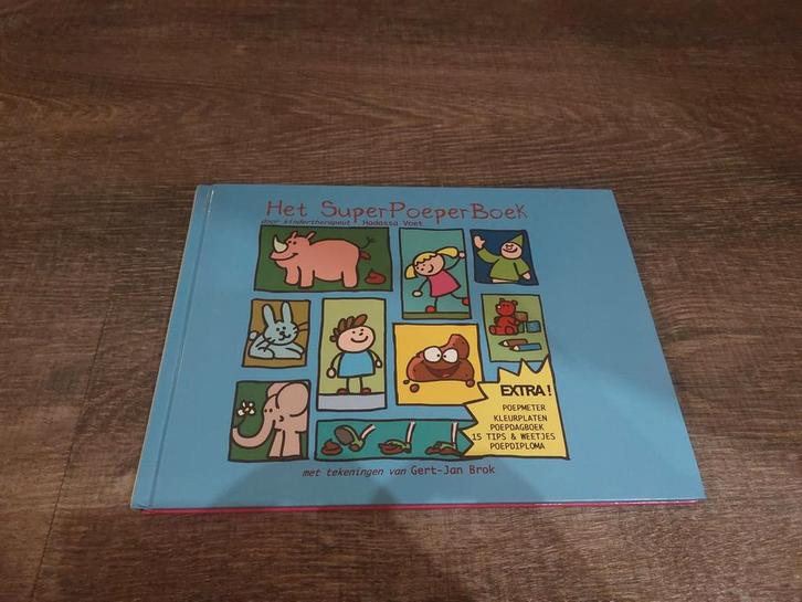 Het SuperPoeperBoek jongens en meisjes editie - Hadassa Voet, Boeken, Kinderboeken | Jeugd | onder 10 jaar, Zo goed als nieuw
