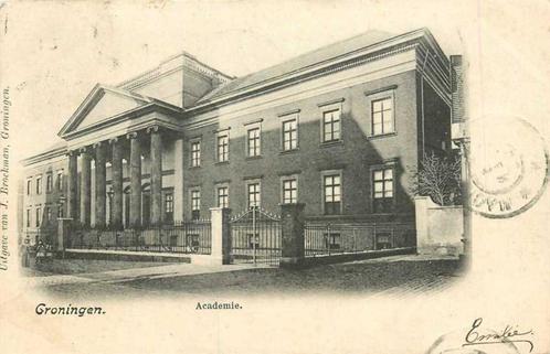 (300-104-011) Groningen Academie, Verzamelen, Ansichtkaarten | Nederland, Groningen, Verzenden