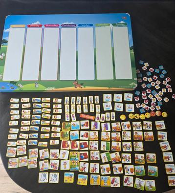 Kinderplanbord  met magneetsets beschikbaar voor biedingen