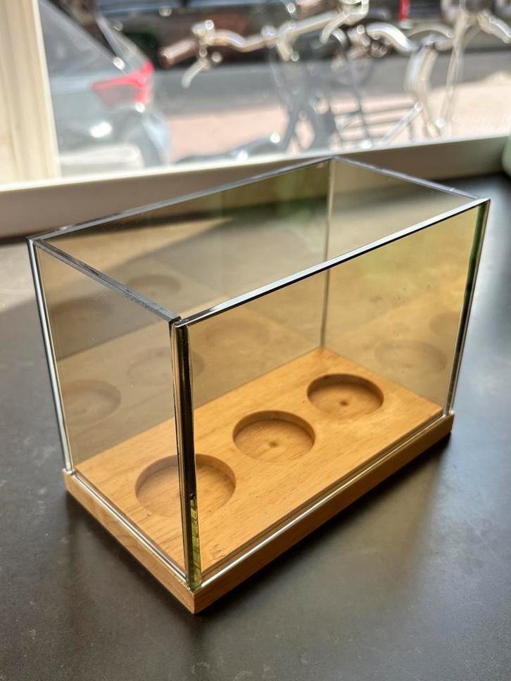 &K Amsterdam waxinelichthouder glas decoratie, Dieren en Toebehoren, Reptielen en Amfibieën | Toebehoren, Zo goed als nieuw, Ophalen of Verzenden