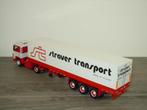 Scania 141 Truck & Koeltrailer Straver Berkel - WSI 1:50, Wsi, Zo goed als nieuw, Wsi, Verzenden