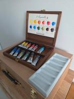 Sennelier aquarelverf kistje met 12 tubes, Ophalen of Verzenden, Nieuw