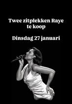 Front row tickets Raye te koop, Tickets en Kaartjes, Concerten | Pop, Twee personen, Januari
