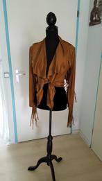 Bolero met franjes, Maat 38/40 (M), Bruin, Nieuw, Vogue Paris