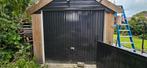 Garagedeur (oud ijzer), Doe-het-zelf en Verbouw, Deuren en Horren, Ophalen, Gebruikt, 120 cm of meer, Garagedeur