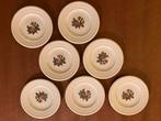 Wedgwood Moss Rose 7 petit fours bordjes 13 cm mooi, Ophalen of Verzenden, Zo goed als nieuw, Bord(en), Wedgwood