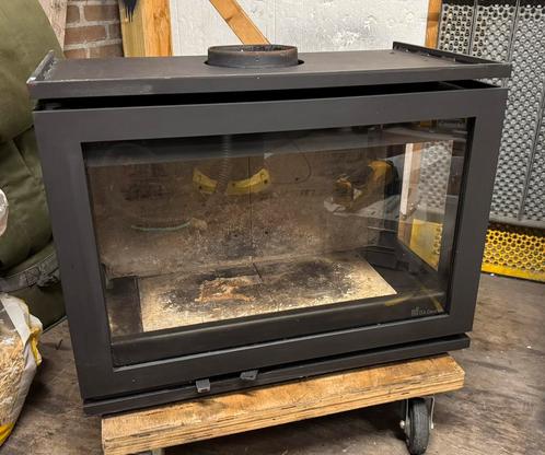 Dik geurts instyle triple 660 inzethaard houtkachel, Huis en Inrichting, Kachels, Gebruikt, Inbouw, Houtkachel, Hout, Ophalen