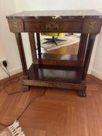 Mahonie Trumeau Klauwpoten marmerenblad ; Hollands Empire, Ophalen