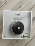 Nest learning Thermostat stainless steel nieuw in doos, Doe-het-zelf en Verbouw, Ophalen of Verzenden, Nieuw